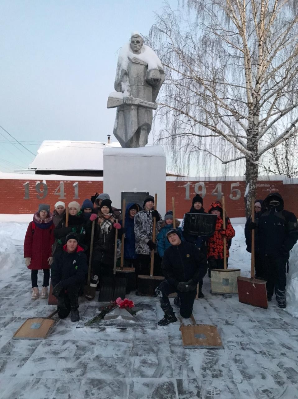 Снежный десант.